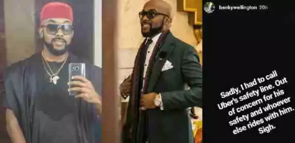 Banky W Helps His Uber Driver Who Has Parkinson Disease (Video, Photo)